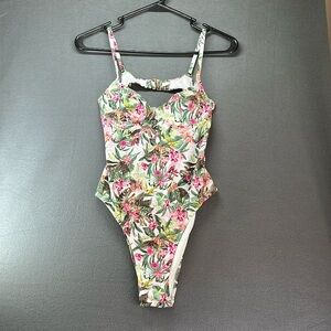 Victoria's Secret Essential Wicked One Piece Swimsuit Tropical‎ Palm